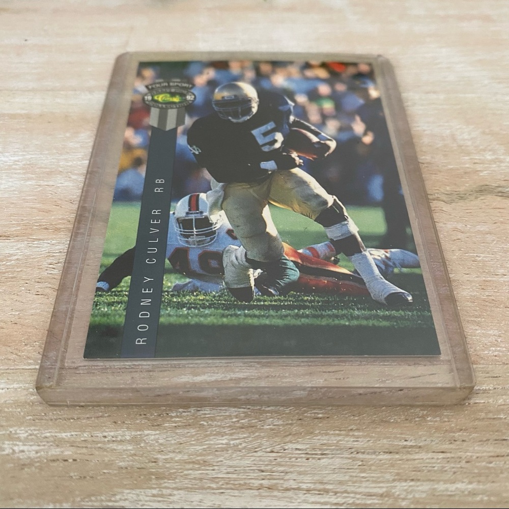 Rodney Culver RB Classic Card